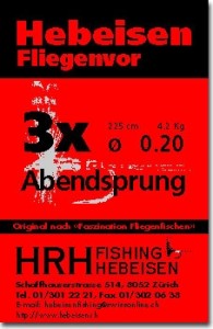 HRH Vorfach Kont. 0.20 / 225cm Abendsprung