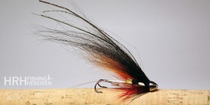 Tube Fly, Conehead RS Tungsten TD Black&Red