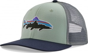 Patagonia Fitz Roy Trout Trucker Hat, TEAG