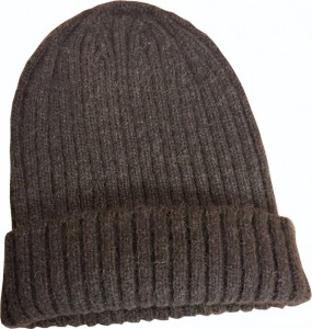 Bison Beanie, Ribbed Brown