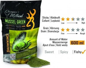Browning Champions Method Mussel green, 1kg