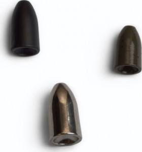 Toppies Tungsten Bullet Weight 10.6g, Black Matt